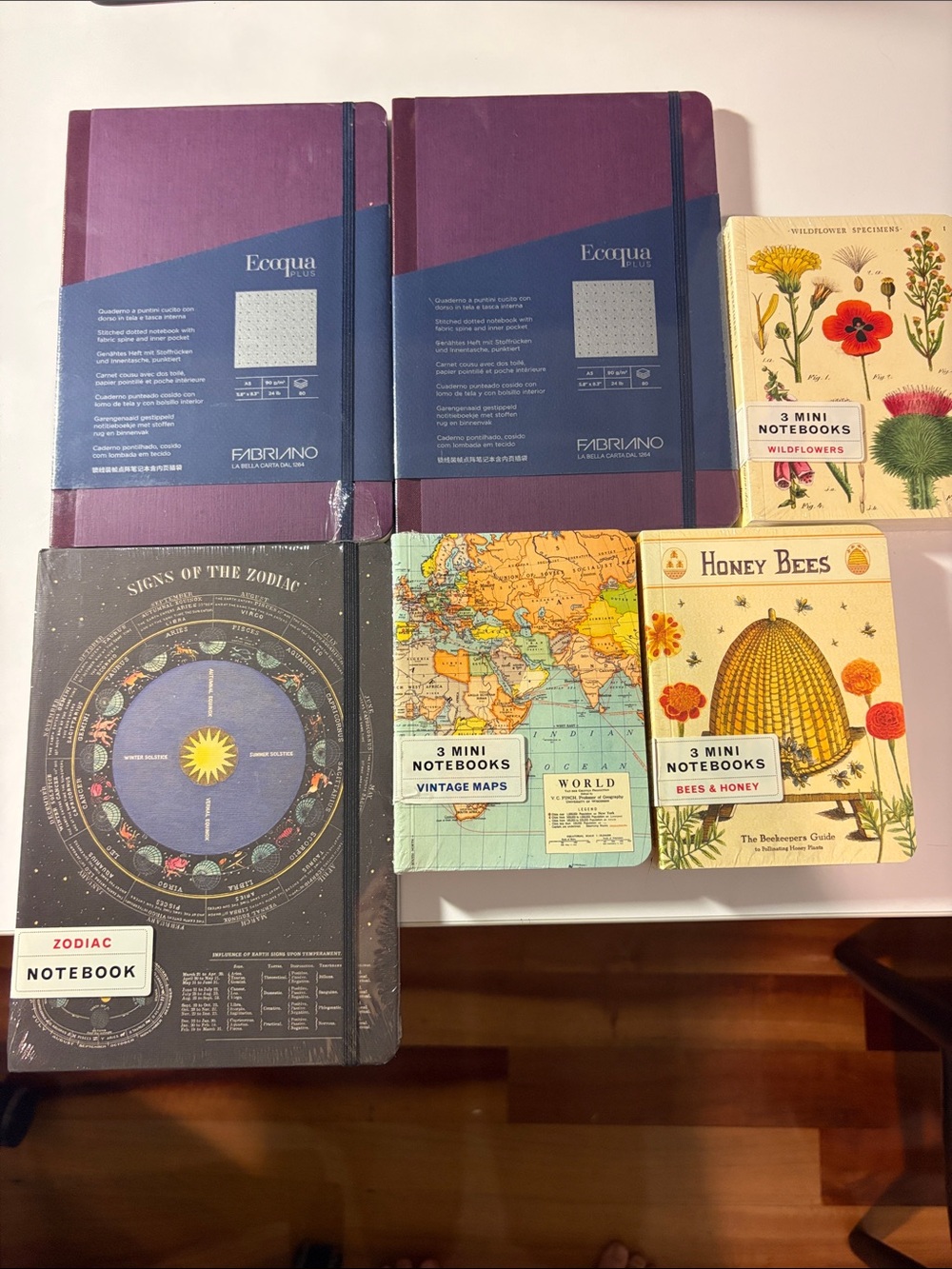 Notebook bundle Cavallini & Co, Fabriano Ecqua Notebooks NWT